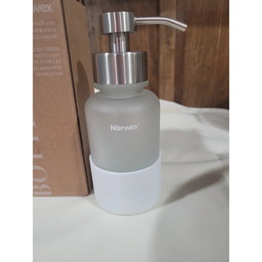 Norwex Forever Bottle Foaming Hand Wash Dispenser Refillable Sleeve NEW